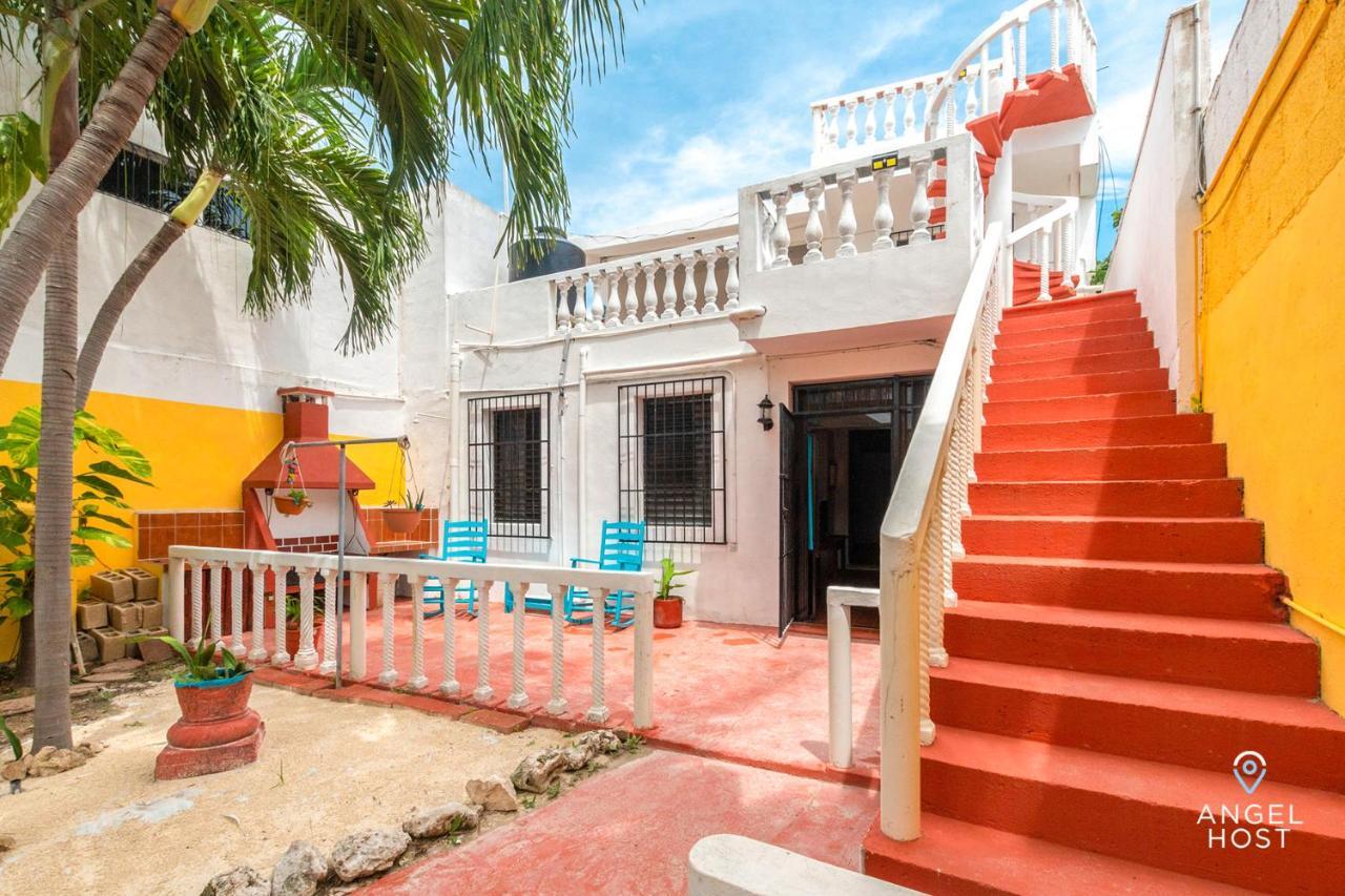 Malecon Beach House In Progreso 1 Block From Beach المظهر الخارجي الصورة
